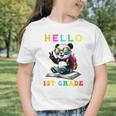 Hello First Grade Panda Lover Back To School Kids Boys Girls Graphic Toddler T-Shirt Hello First Grade Panda Lover Back To School Kids Boys Girls Graphic Toddler T-Shirt