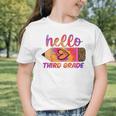 Hello Third Grade Back To School Pencil Tie Dye 3rd Grade Performance Graphic Toddler T-Shirt Hello Third Grade Back To School Pencil Tie Dye 3rd Grade Performance Graphic Toddler T-Shirt