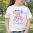 I'm Ready To Crush 1st Grade Unicorn Girls Back To School Graphic Toddler T-Shirt
