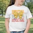 Instructional Assistant Groovy Coquette Bow Back To School Graphic Toddler T-Shirt