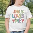 Jesus Loves Me Christian Kids Back To School Graphic Toddler T-Shirt Jesus Loves Me Christian Kids Back To School Graphic Toddler T-Shirt