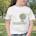 Just a Girl Who Loves Geography Back To School Kids Girls Graphic Toddler T-Shirt