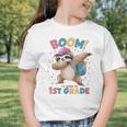 Kids Boom I'm Going To 1st Grade Dabbing Sloth For Back To School Graphic Toddler T-Shirt
