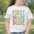 Kids First Day Of First Grade Dude 1st Grade Back To School Boys Graphic Toddler T-Shirt