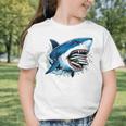 Kids Shark With School Books Back To School Shark Lovers Graphic Toddler T-Shirt Kids Shark With School Books Back To School Shark Lovers Graphic Toddler T-Shirt