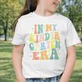 Kindergarten Era Happy Back To School Groovy Kids Boys Girls Graphic Toddler T-Shirt