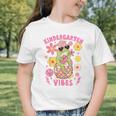 Kindergarten Vibes Groovy Kindergarten Back To School Frog Graphic Toddler T-Shirt Kindergarten Vibes Groovy Kindergarten Back To School Frog Graphic Toddler T-Shirt