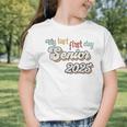 My Last First Day Senior 2025 Back To School Vintage Cool Graphic Toddler T-Shirt