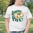Leaping Into Pre-K Jumping Tree Frog Back To School Fun Graphic Toddler T-Shirt Leaping Into Pre-K Jumping Tree Frog Back To School Fun Graphic Toddler T-Shirt