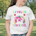 Leveled Up To High School Gaming Fun Back To School Tie Dye Graphic Toddler T-Shirt Leveled Up To High School Gaming Fun Back To School Tie Dye Graphic Toddler T-Shirt