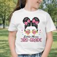 Little Miss 3rd Grade Messy Bun Back To School Graphic Toddler T-Shirt Little Miss 3rd Grade Messy Bun Back To School Graphic Toddler T-Shirt