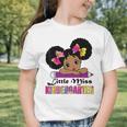 Little Miss Kindergarten Afro Puff Girl Back To School Graphic Toddler T-Shirt Little Miss Kindergarten Afro Puff Girl Back To School Graphic Toddler T-Shirt