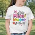 Little Miss Kindergarten Back To School Cute Kinder Girls Graphic Toddler T-Shirt