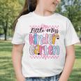 Little Miss Kindergarten Back To School Girls Coquette Bow Graphic Toddler T-Shirt