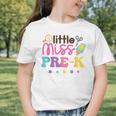 Little Miss Pre-K Preschool First Day Back To School Girls Graphic Toddler T-Shirt