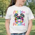 Little Miss Preschool Messy Bun Back To School Girl Women Graphic Toddler T-Shirt Little Miss Preschool Messy Bun Back To School Girl Women Graphic Toddler T-Shirt