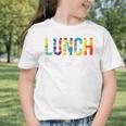 Lunch Lady For Work Tie Dye Back To School Appreciation Day Graphic Toddler T-Shirt Lunch Lady For Work Tie Dye Back To School Appreciation Day Graphic Toddler T-Shirt