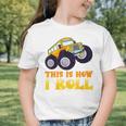 Monster Truck School Bus This Is How I Roll Back To School Graphic Toddler T-Shirt Monster Truck School Bus This Is How I Roll Back To School Graphic Toddler T-Shirt