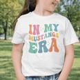 In My Mustangs Era Back To School Spirit Game Retro Groovy Graphic Toddler T-Shirt