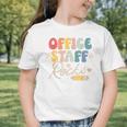 Office Staff Rocks Back To School Secretary Administrative Graphic Toddler T-Shirt Office Staff Rocks Back To School Secretary Administrative Graphic Toddler T-Shirt