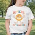 Official Fifth Grader 5th Grade Retro Back To School Kids Graphic Toddler T-Shirt Official Fifth Grader 5th Grade Retro Back To School Kids Graphic Toddler T-Shirt