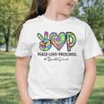 Peace Love Preschool First Day Of Preschool Back To School Graphic Toddler T-Shirt Peace Love Preschool First Day Of Preschool Back To School Graphic Toddler T-Shirt