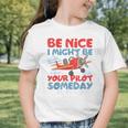 I Might Be Your Pilot First Day Back To School 1st Grade Graphic Toddler T-Shirt