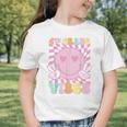 Pink 4th Grade Vibes Smile Face Back To School Fourth Grade Graphic Toddler T-Shirt Pink 4th Grade Vibes Smile Face Back To School Fourth Grade Graphic Toddler T-Shirt