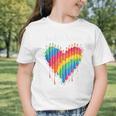 Rainbow Pencil Heart Back To School Creative Graphic Toddler T-Shirt