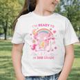 Ready To 3rd Grade Axolotl Questions Back To School Girls Graphic Toddler T-Shirt
