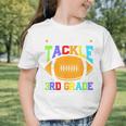 Ready To Tackle 3rd Grade Back To School Kids Football Graphic Toddler T-Shirt