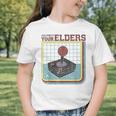 Respect Your Elders Retro Gamer Joystick Back To School Graphic Toddler T-Shirt Respect Your Elders Retro Gamer Joystick Back To School Graphic Toddler T-Shirt