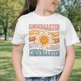 Retro Kindergarten Daisy Colorful Back To School Student Kid Graphic Toddler T-Shirt Retro Kindergarten Daisy Colorful Back To School Student Kid Graphic Toddler T-Shirt