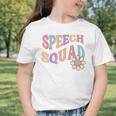 Retro Speech Squad Back To School Speech Therapist SLP Graphic Toddler T-Shirt Retro Speech Squad Back To School Speech Therapist SLP Graphic Toddler T-Shirt
