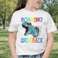 Roaring Into 2Nd Grade DinosaurRex Back To School Graphic Toddler T-Shirt Roaring Into 2Nd Grade DinosaurRex Back To School Graphic Toddler T-Shirt