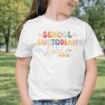 School Custodian Rocks Shirt Back To School Groovy Graphic Toddler T-Shirt School Custodian Rocks Shirt Back To School Groovy Graphic Toddler T-Shirt
