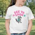 See Ya Soon Summer Cute Raccoon Back To School Kids Student Graphic Toddler T-Shirt