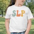 SLP Groovy Women Appreciation Day Hello Back To School Graphic Toddler T-Shirt