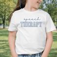 Speech Therapy Gingham SLP Therapist Summer Back To School Graphic Toddler T-Shirt Speech Therapy Gingham SLP Therapist Summer Back To School Graphic Toddler T-Shirt