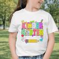 Watch Out Kindergarten Here I Come Kinder Back To School Graphic Toddler T-Shirt Watch Out Kindergarten Here I Come Kinder Back To School Graphic Toddler T-Shirt