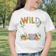 Wild About Kindergarten Back To School Jungle Theme Class Graphic Toddler T-Shirt