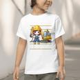 5th Grade Ready For Digging Construction Girl Back To School Graphic Toddler T-Shirt