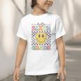 6th Grade Team Back To School Hello Sixth Grade Smile Face Graphic Toddler T-Shirt