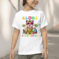 Aloha Kindergarten Tiger Hawaii Back To School Kids Girls Graphic Toddler T-Shirt