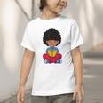 Back To School Afro African American Boy Student Graphic Toddler T-Shirt
