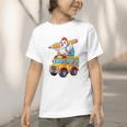 Back To School Chicken School Bus 100 Days Of School Graphic Toddler T-Shirt Back To School Chicken School Bus 100 Days Of School Graphic Toddler T-Shirt