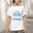 Back To School First Day Of Preschool Police Car Boys Graphic Toddler T-Shirt