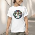 Back To School Icelandic Sheepdog Dog Boy Girls Student Kids Graphic Toddler T-Shirt