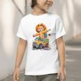 Back To School Lion School Bus 100 Days Of School Graphic Toddler T-Shirt