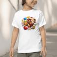 Back To School Ram Boys Girls Student Kids Lover Farmer Cute Graphic Toddler T-Shirt